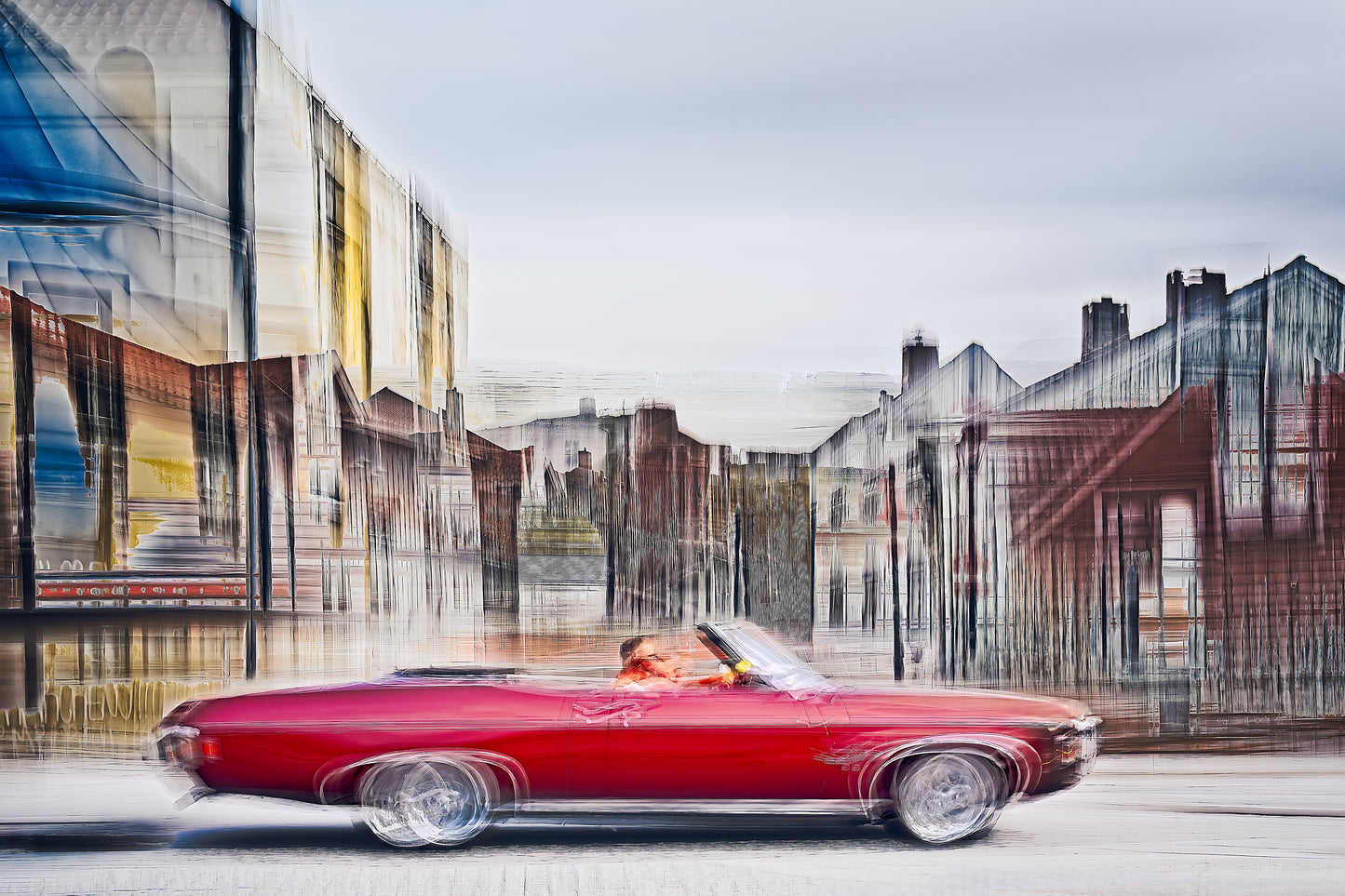 Automotive Limited Edition wall art print of a American Chevrolet Impala by Douglas Carr Photography