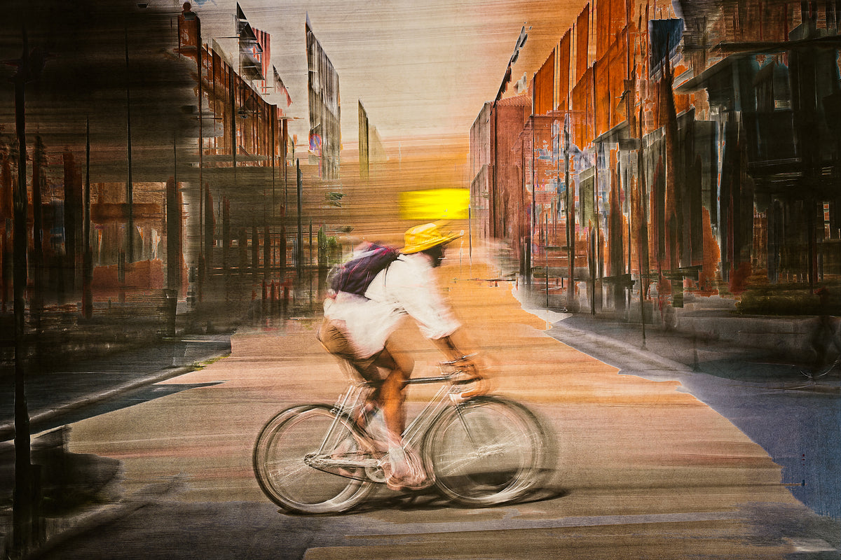 Solar Eclipse Limited edition cycling wall art print by Douglas Carr Photography
